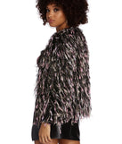 Fab In Fringe Shaggy Cardigan for 2022 festival outfits, festival dress, outfits for raves, concert outfits, and/or club outfits