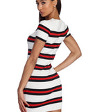Stripe It Right Sweater Dress