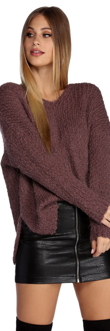 In Knit For Cozy Feels Sweater