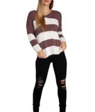 Sweetly Striped Cozy Sweater