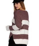 Sweetly Striped Cozy Sweater