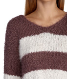 Sweetly Striped Cozy Sweater