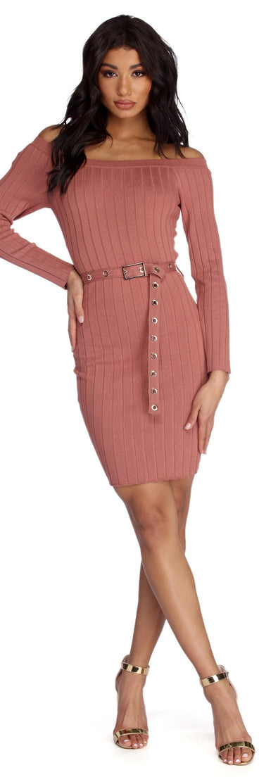 Fit On Point Sweater Dress