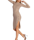 Snap It To Me Midi Dress