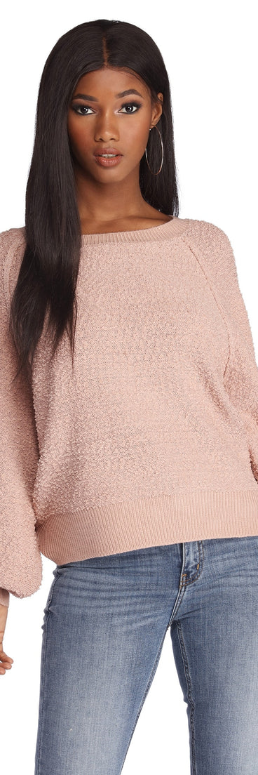 Dreamy Knit Long Sleeve Top