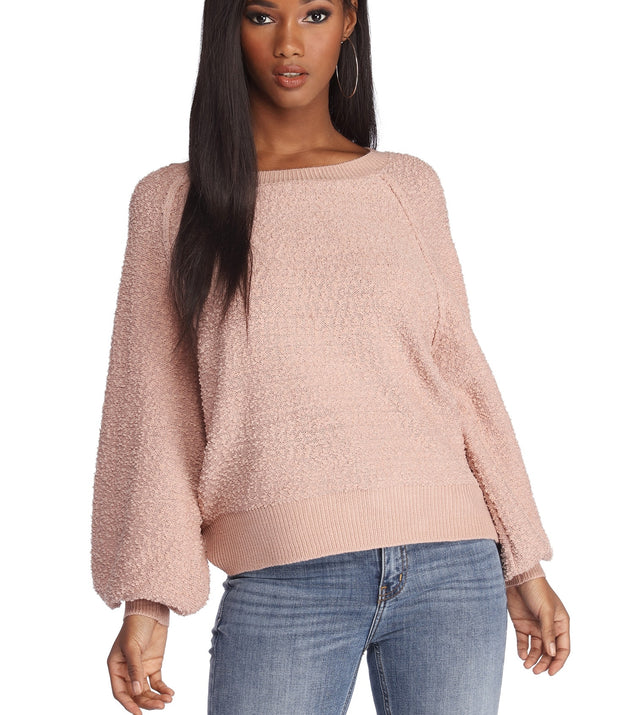 Dreamy Knit Long Sleeve Top
