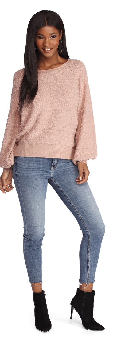 Dreamy Knit Long Sleeve Top