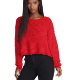 Flix And Chenille Pullover