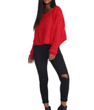 Flix And Chenille Pullover