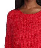 Flix And Chenille Pullover