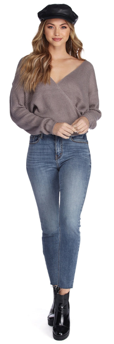Wrapped In Comfort Sweater
