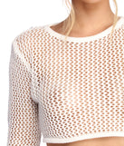 Getaway In Crochet Crop Top is a trendy pick to create 2023 festival outfits, festival dresses, outfits for concerts or raves, and complete your best party outfits!