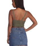 In The Loop Crotchet Crop Top