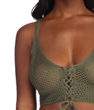 In The Loop Crotchet Crop Top