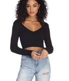 Getting Hot Knit Crop Top