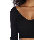 Getting Hot Knit Crop Top