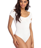 Weekend Mode Ribbed Bodysuit