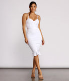 Curves Ahead Bandage Midi Dress