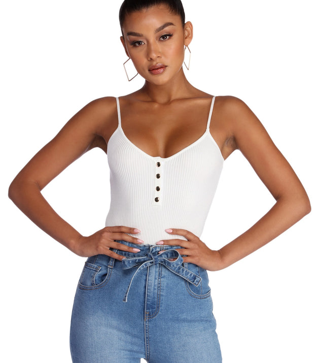 With fun and flirty details, Bend And Snap Front Bodysuit shows off your unique style for a trendy outfit for the summer season!