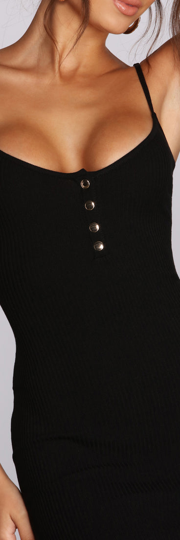 Stun And Snap Mini Dress