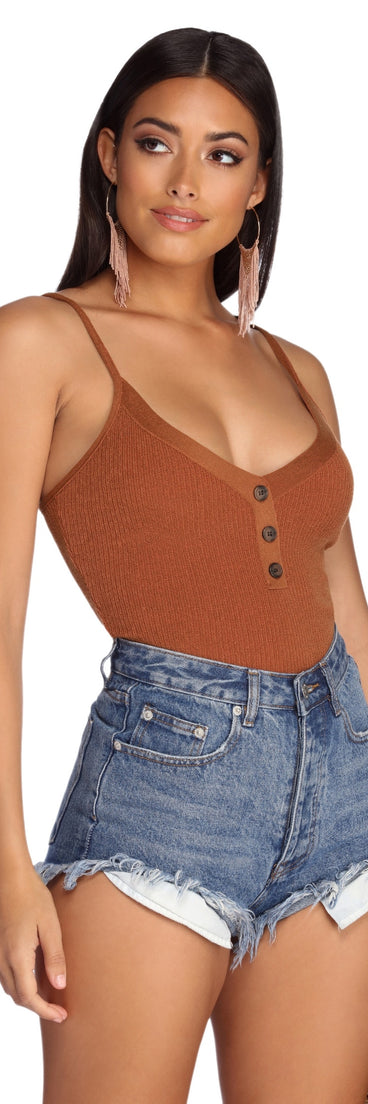 Simple Pleasures Sweater Crop Top