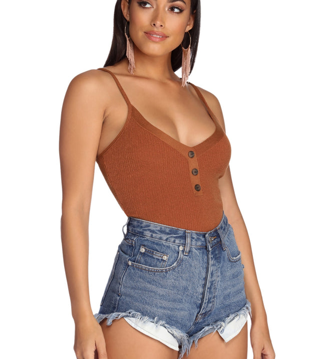 Simple Pleasures Sweater Crop Top