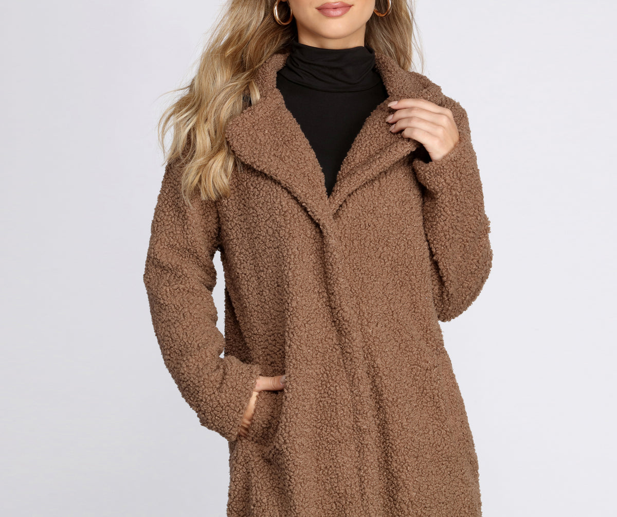 ONLY Extra-Long Teddy Coat