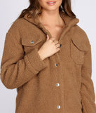 Faux Fur Teddy Trucker Jacket