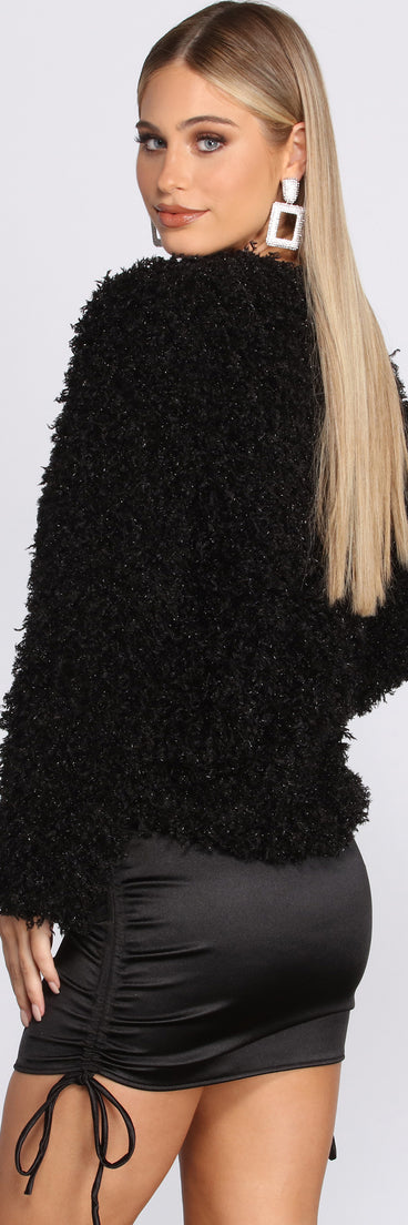 Cozy Chic Shaggy Cardigan