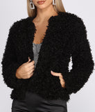 Cozy Chic Shaggy Cardigan
