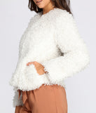 All The Cozy Vibes Shaggy Cardigan