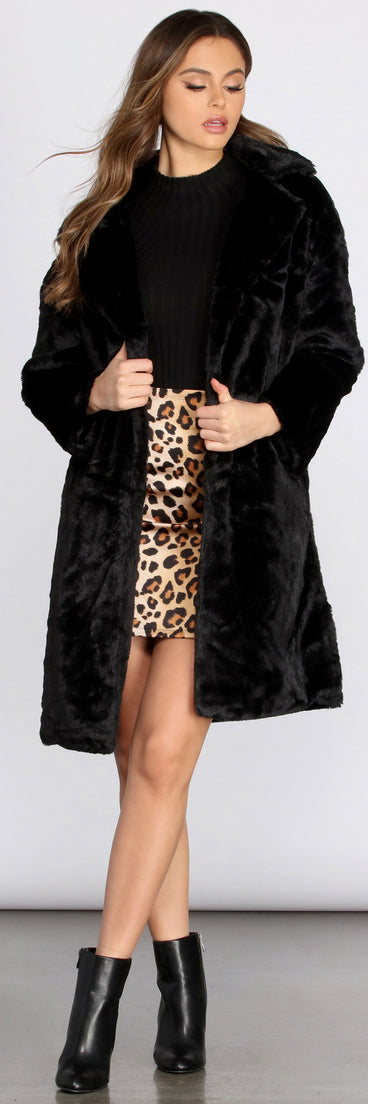 Oh You Fancy Faux Fur Coat