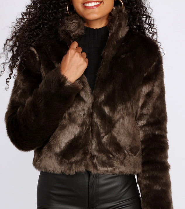 Feeling Fine Faux Fur Jacket