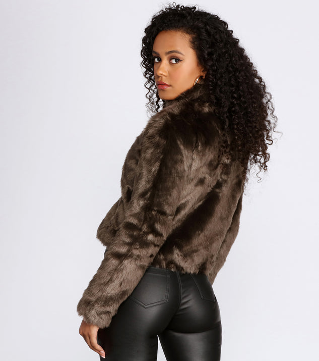 Feeling Fine Faux Fur Jacket | Windsor