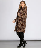 Leopard Long Line Faux Fur Coat for 2022 festival outfits, festival dress, outfits for raves, concert outfits, and/or club outfits