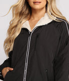 Trendy Nylon Faux Fur Reversible Jacket helps create the best summer outfit for a look that slays at any event or occasion!