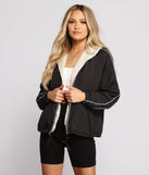 Trendy Nylon Faux Fur Reversible Jacket helps create the best summer outfit for a look that slays at any event or occasion!