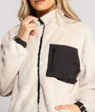 Trendy Nylon Faux Fur Reversible Jacket helps create the best summer outfit for a look that slays at any event or occasion!
