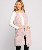 Major Fashionista Long-Line Faux Fur Vest helps create the best summer outfit for a look that slays at any event or occasion!