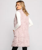 Major Fashionista Long-Line Faux Fur Vest helps create the best summer outfit for a look that slays at any event or occasion!