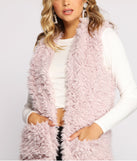 Major Fashionista Long-Line Faux Fur Vest helps create the best summer outfit for a look that slays at any event or occasion!