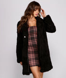Faux Fur Long Line Jacket helps create the best summer outfit for a look that slays at any event or occasion!