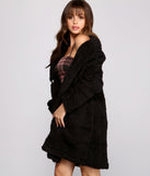 Faux Fur Long Line Jacket helps create the best summer outfit for a look that slays at any event or occasion!