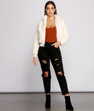 Back To Basics Faux Fur Jacket helps create the best summer outfit for a look that slays at any event or occasion!