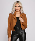 Chic Faux Fur Moto Style Jacket helps create the best summer outfit for a look that slays at any event or occasion!