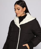 Cozy Up Long Line Puffer Jacket helps create the best summer outfit for a look that slays at any event or occasion!