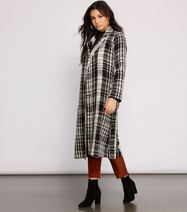 Poised Tweed Belted Coat & Windsor