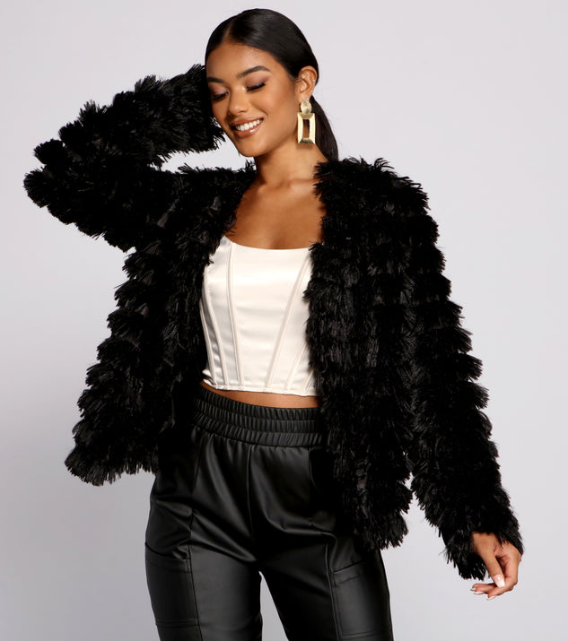 Faux-Ever Yours Fringe Jacket helps create the best summer outfit for a look that slays at any event or occasion!