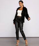 Faux-Ever Yours Fringe Jacket helps create the best summer outfit for a look that slays at any event or occasion!