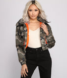 At Ease Camo Puffer Jacket helps create the best summer outfit for a look that slays at any event or occasion!